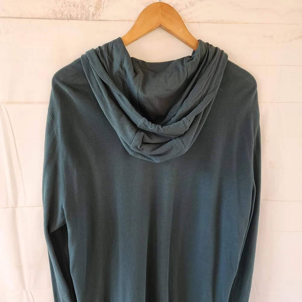 Vince Dark Green Hooded Sweater